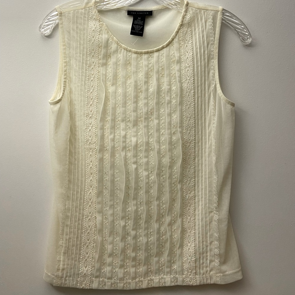 The Limited Sheer Tank NWOT